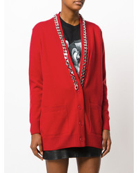 Женский красный кардиган от Givenchy