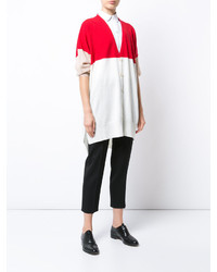 Женский красный кардиган от MM6 MAISON MARGIELA