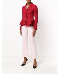 Женский красный кардиган от Alexander McQueen