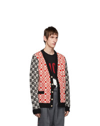 Мужской красный кардиган от Gucci