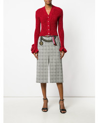 Женский красный кардиган от Marco De Vincenzo