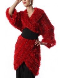 Женский красный кардиган от Seanna