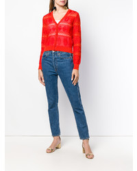 Женский красный кардиган от M Missoni