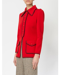 Женский красный кардиган от Gucci