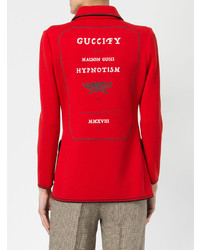 Женский красный кардиган от Gucci