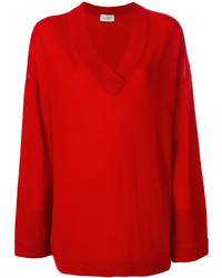 Женский красный кашемировый свитер от Antonia Zander
