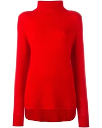 Женский красный кашемировый свитер от Chinti and Parker