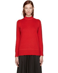 Женский красный кашемировый свитер от Hyke