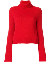 Женский красный кашемировый свитер от Lamberto Losani