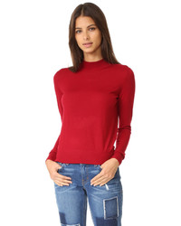 Женский красный кашемировый свитер от Theory