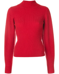 Женский красный кашемировый свитер от Thierry Mugler