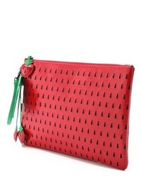 Красный клатч в горошек от Alice + Olivia