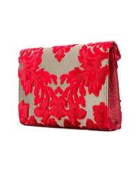Красный клатч из плотной ткани от Dolce & Gabbana