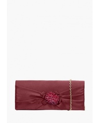 Красный клатч из плотной ткани от Eleganzza