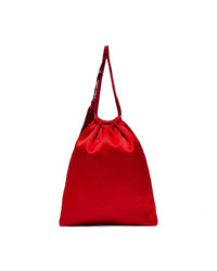 Красный клатч с пайетками от ATTICO