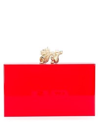 Красный клатч от Charlotte Olympia