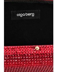 Красный клатч от Olga Berg