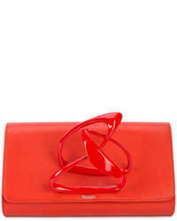 Красный клатч от Perrin Paris
