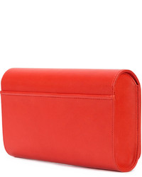 Красный клатч от Perrin Paris