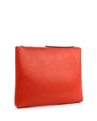Красный кожаный клатч от Banana Republic