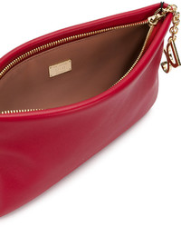 Красный кожаный клатч от Dolce & Gabbana