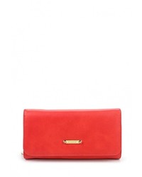 Красный кожаный клатч от David Jones