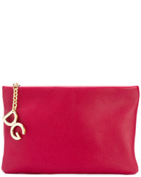 Красный кожаный клатч от Dolce & Gabbana