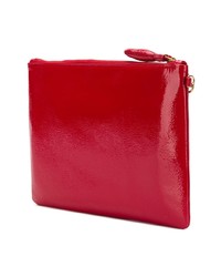 Красный кожаный клатч от Anya Hindmarch