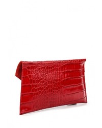 Красный кожаный клатч от Made in Italia