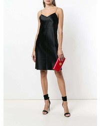 Красный кожаный клатч от Versace