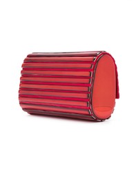 Красный кожаный клатч от Elie Saab