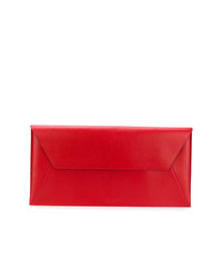 Красный кожаный клатч от MM6 MAISON MARGIELA