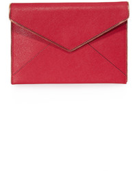 Красный кожаный клатч от Rebecca Minkoff