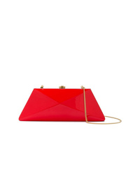 Красный кожаный клатч от Rocio
