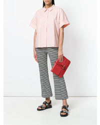 Красный кожаный клатч от Tila March