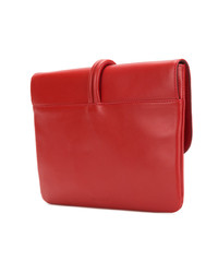 Красный кожаный клатч от Tila March