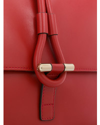 Красный кожаный клатч от Tila March