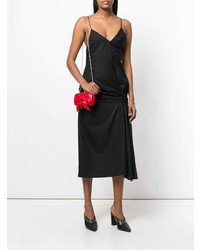 Красный кожаный клатч от Corto Moltedo