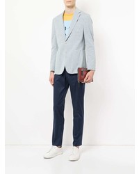 Мужской красный кожаный мужской клатч от Cerruti 1881