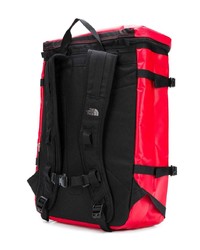 Мужской красный кожаный рюкзак с принтом от The North Face