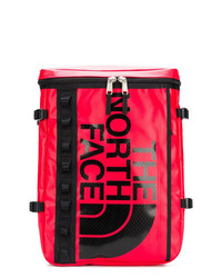 Мужской красный кожаный рюкзак с принтом от The North Face