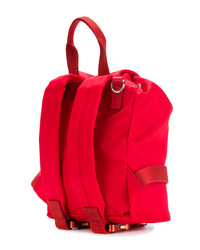 Женский красный кожаный рюкзак от Alyx