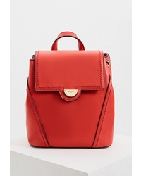 Женский красный кожаный рюкзак от Blugirl