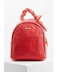 Женский красный кожаный рюкзак от Blugirl