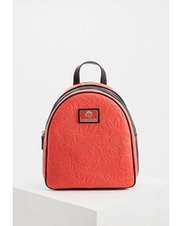 Женский красный кожаный рюкзак от Braccialini