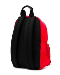 Мужской красный кожаный рюкзак от Lanvin