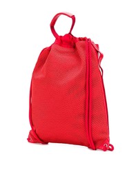 Мужской красный кожаный рюкзак от Givenchy