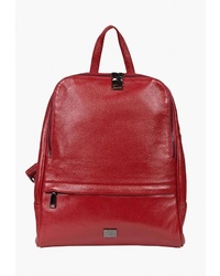 Женский красный кожаный рюкзак от Jane's Story