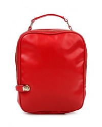 Женский красный кожаный рюкзак от Kawaii Factory