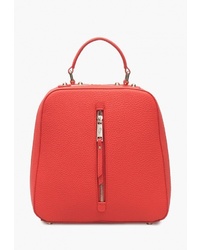Женский красный кожаный рюкзак от Labbra